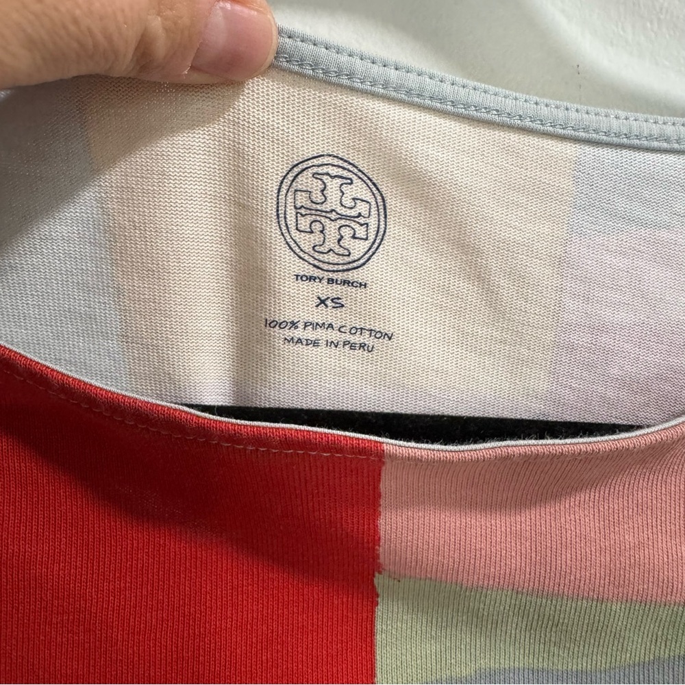 Tory Burch Kimberly Patchwork Geometric Print Dre… - image 3